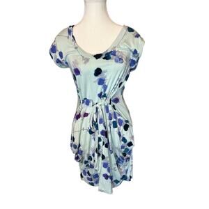 Juicy Couture | Vintage Watercolor Drawstring Waist Pockets Short Dress | Small